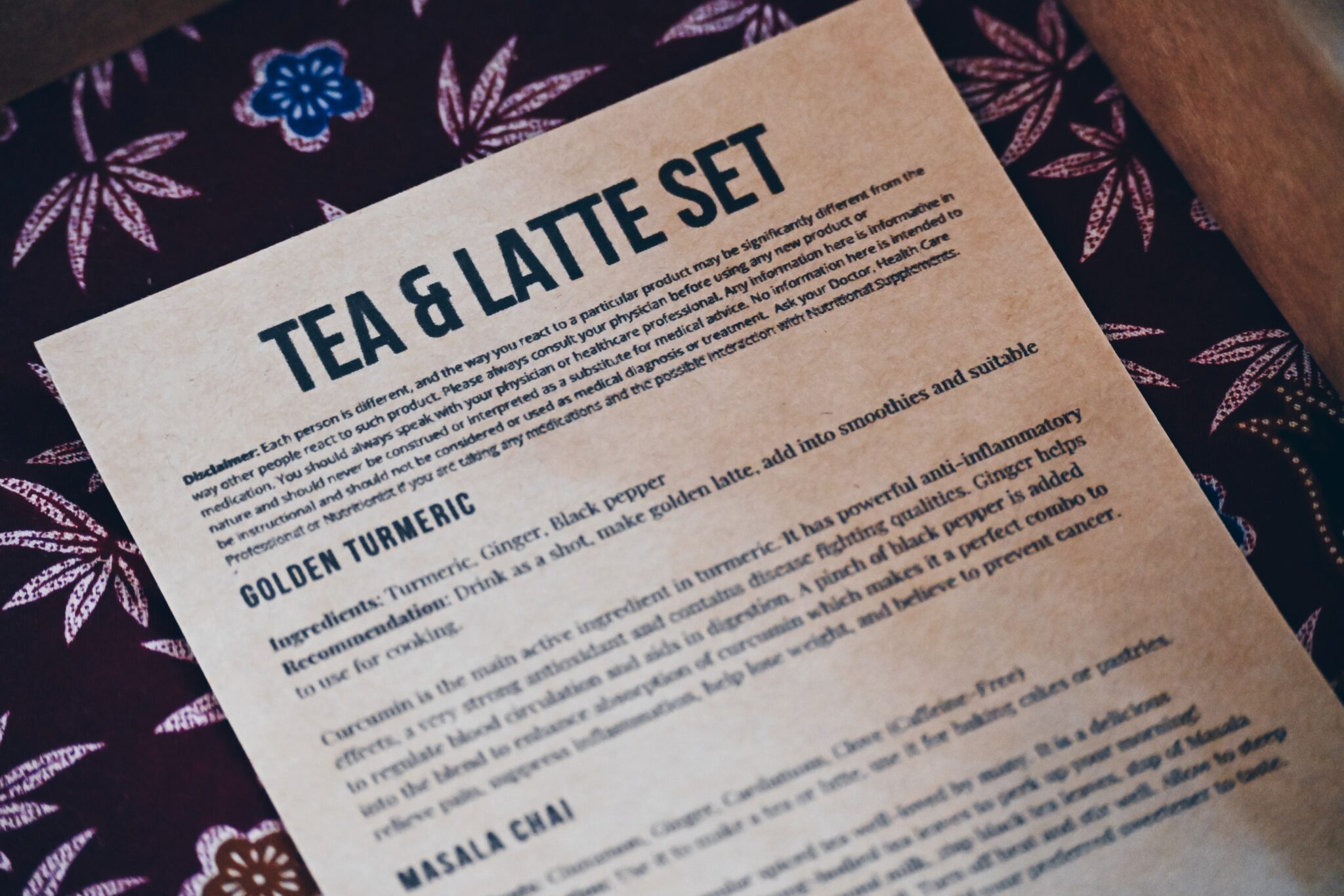 ATSM Tea & Latte Gift Set